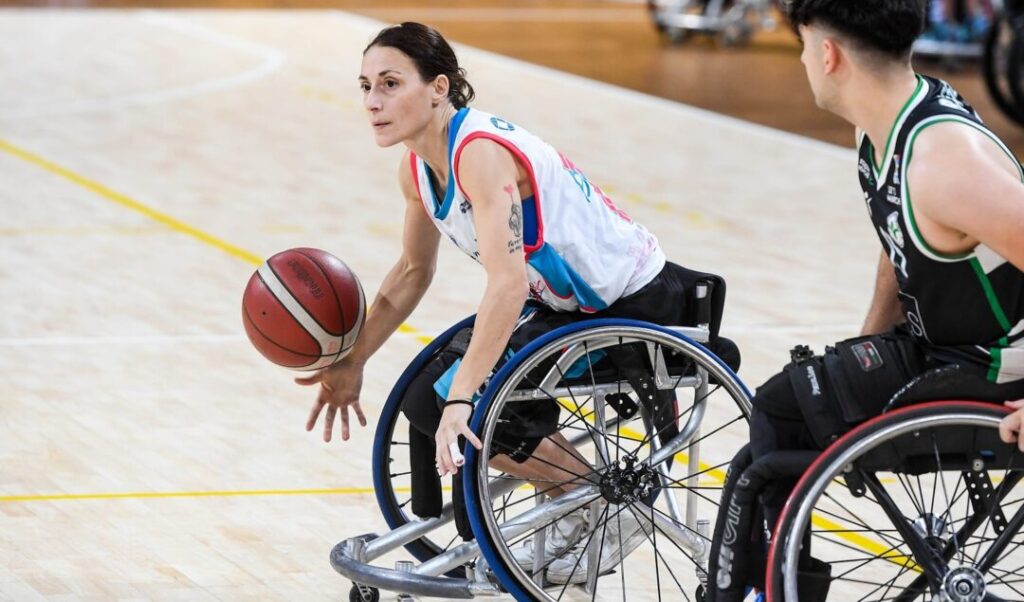 basket in carrozzina