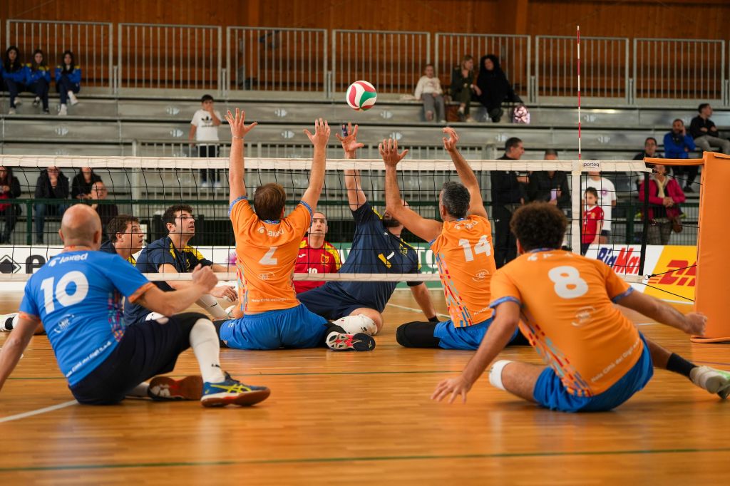 sitting volley